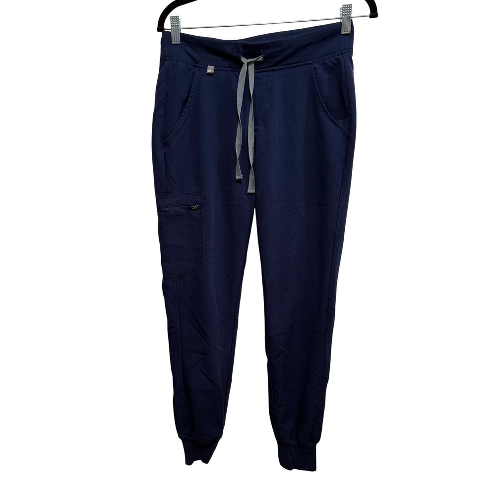 FIGS Zamora Jogger Scrub Pants Navy Blue XS W18SW2005 Technical Collection FIONx